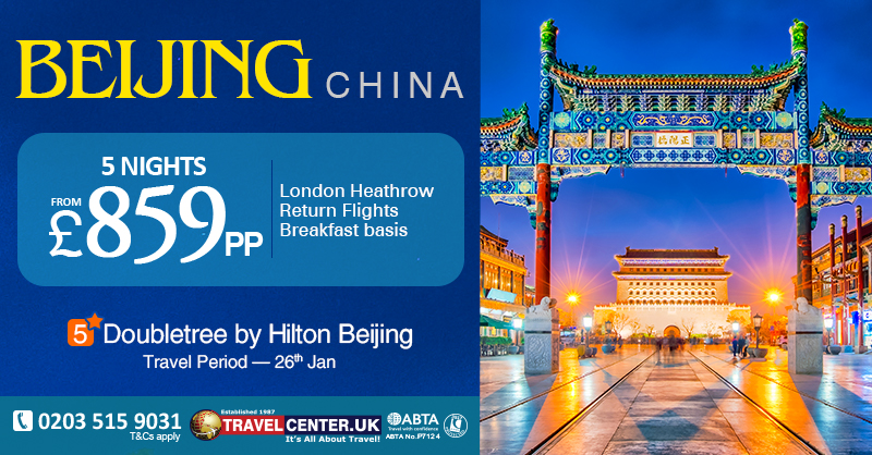 On that note, here's an exclusive holiday deal to China from us