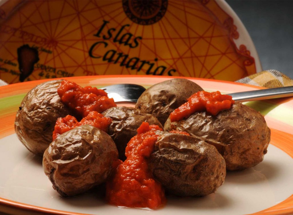 Papas arrugadas con mojo