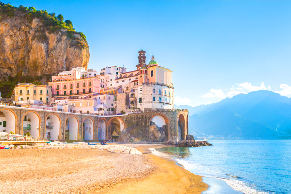 best beaches in Europe - Atrani, Campania Beach