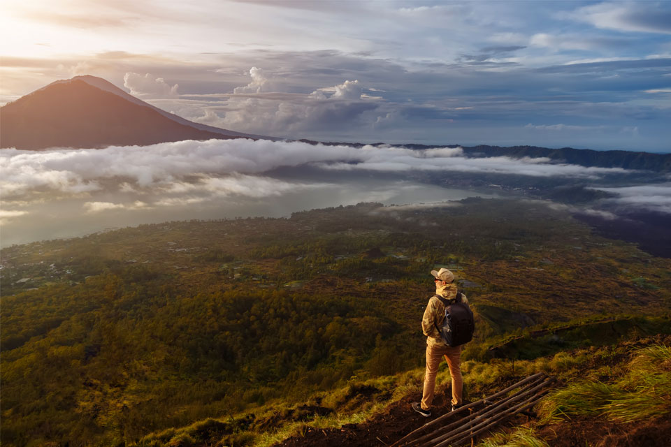 Mount Bator Volcano