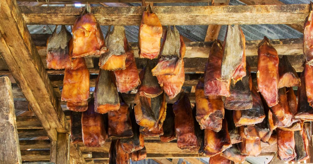 Dishes to try in Iceland - Fermented Shark