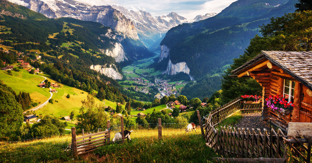 Fairytale villages - Wengen, Switzerland