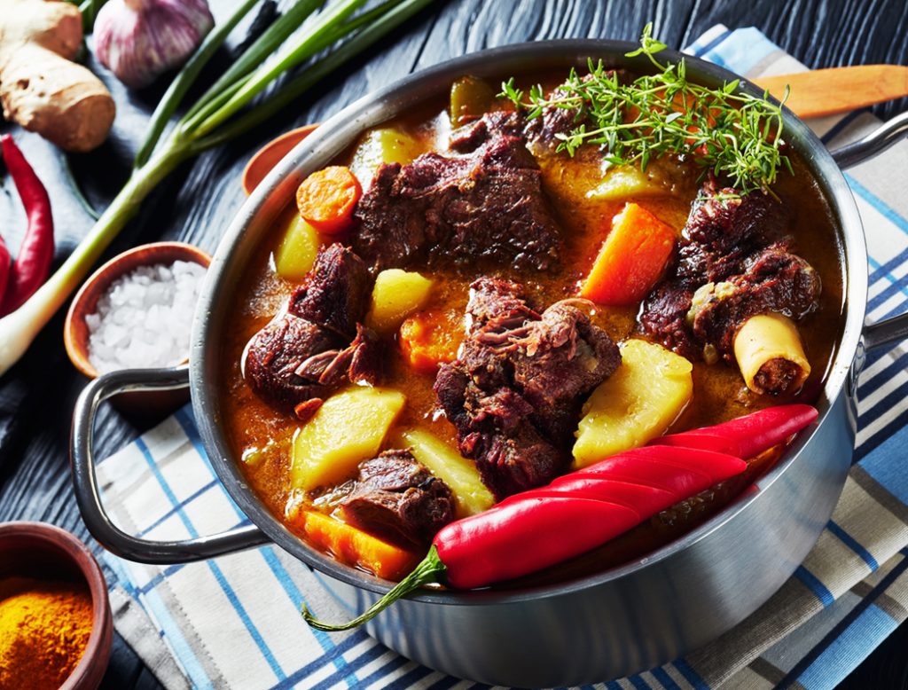 Jamaican cuisine - Curried meat