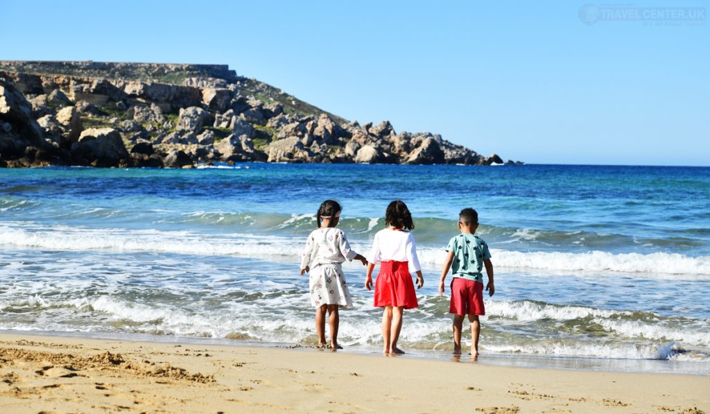 Visiting Malta - Golden Bay