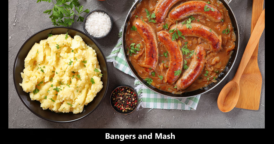 Food around the world - Bangers and Mash