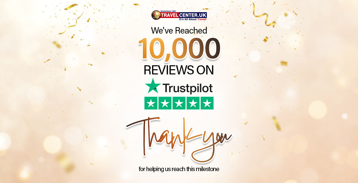 Travel Center Reaches 10,000 Reviews on Trustpilot!